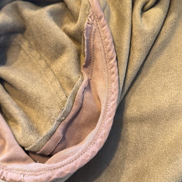 BLANKNYC Artsy Boho Minimalist Ultra Suede Cowl Cardigan Lightweight Jacket S/XL - Picture 12 of 15